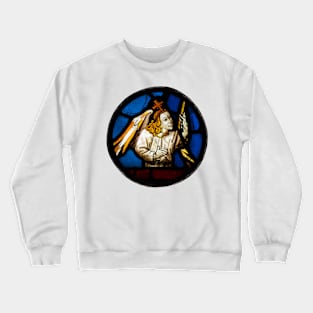 Roundel with an Angel Crewneck Sweatshirt